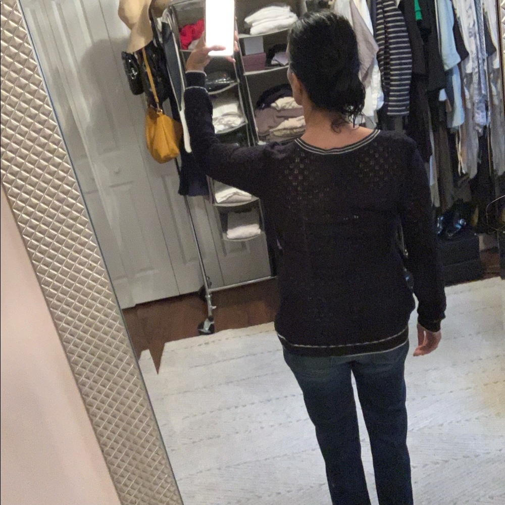 Black knit cardigan - Picture 5 of 8